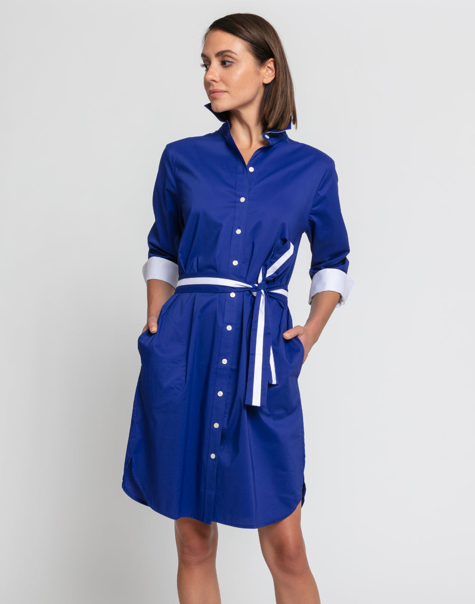 Christiane 3/4 Sleeve Midi Length Pleated Dress – Hinson Wu