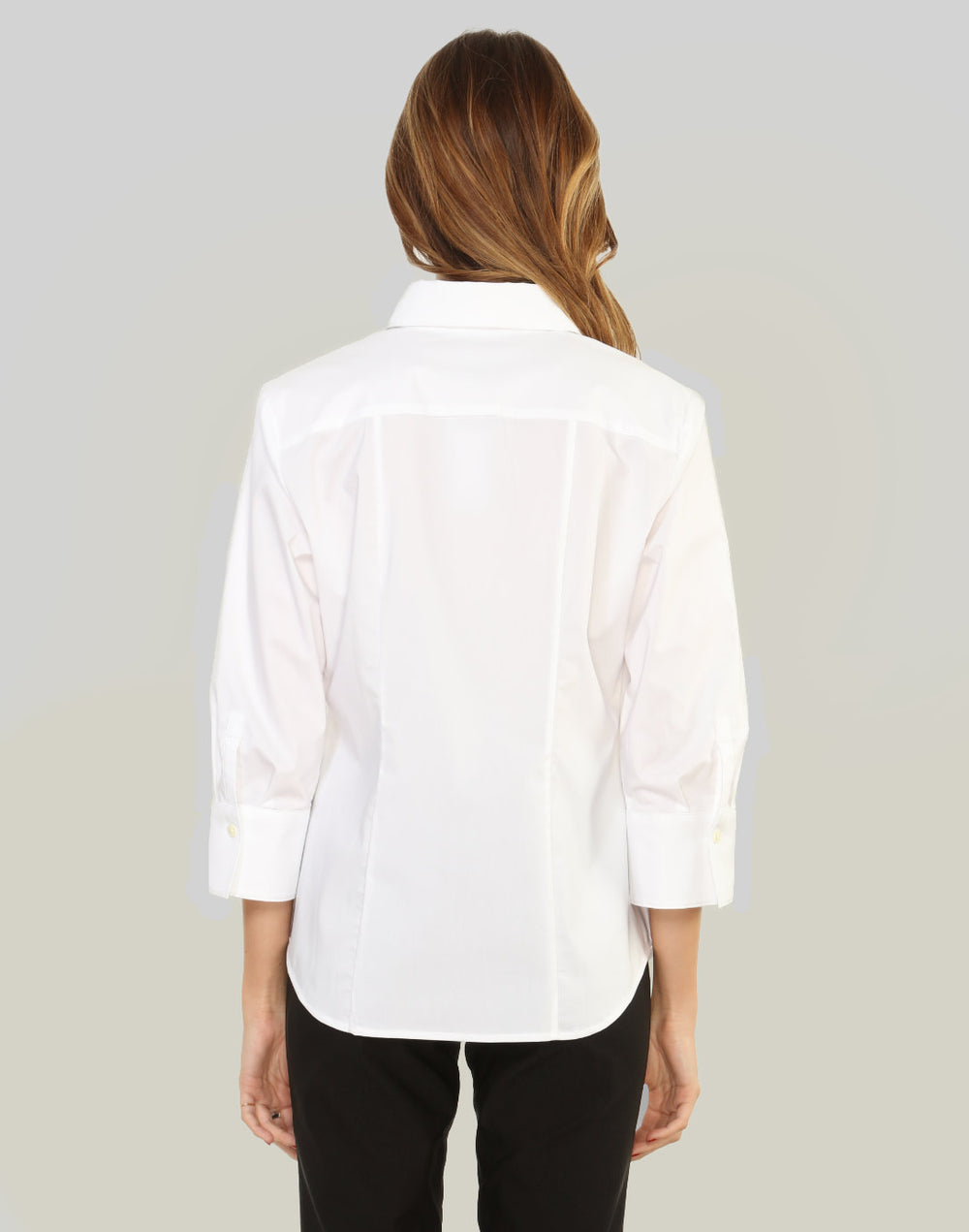 Diane 3/4 Sleeve Cotton Shirt