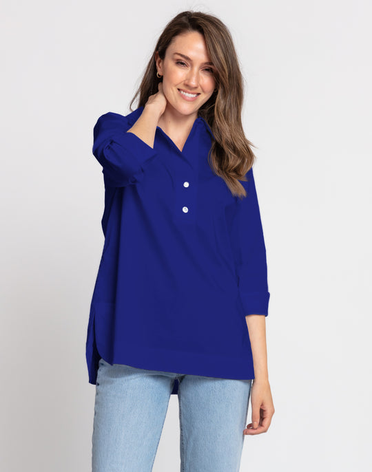 Aileen 3/4 Sleeve Cotton Tunic