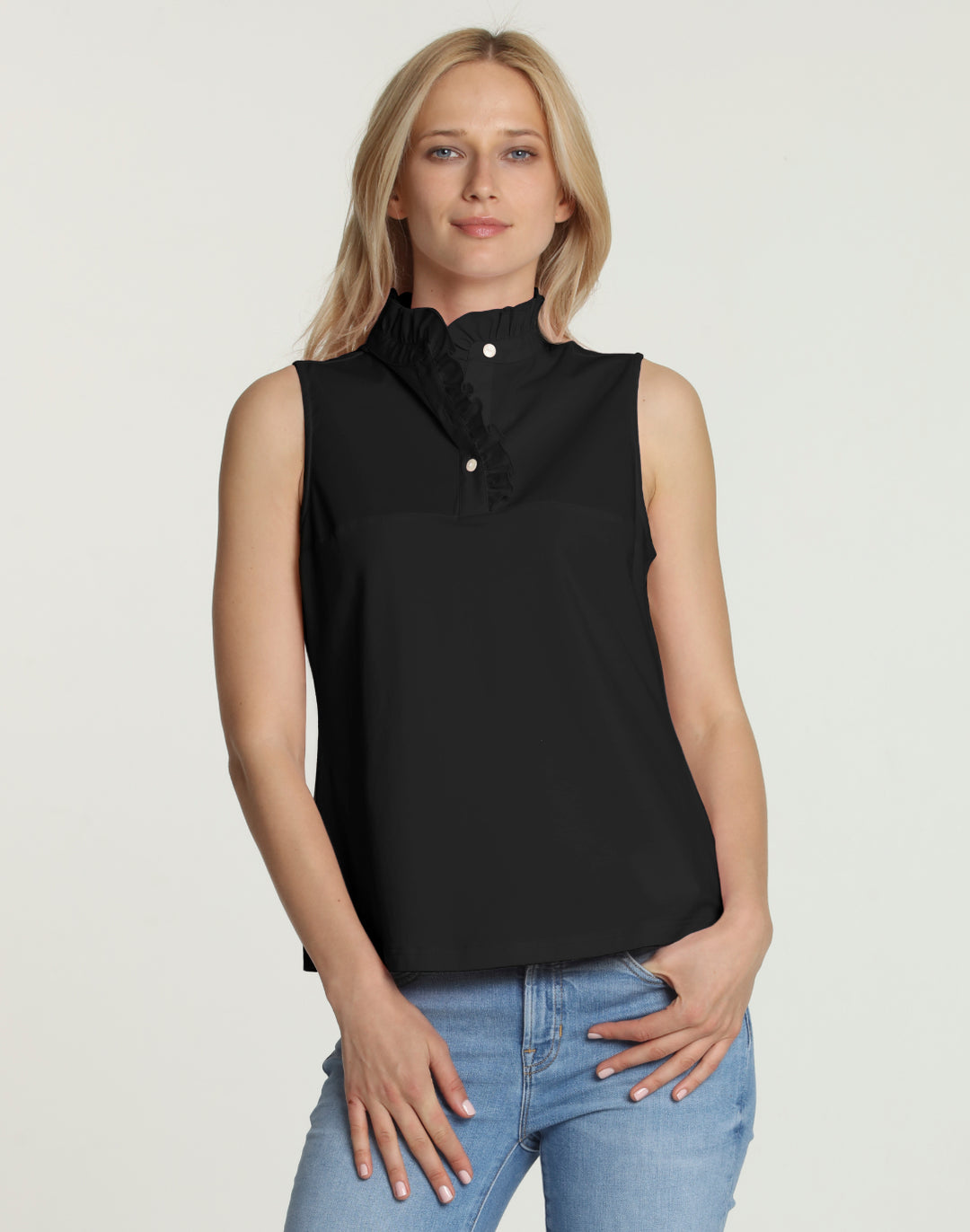 Michelle Sleeveless Ruffle Trimmed Foundation Layer