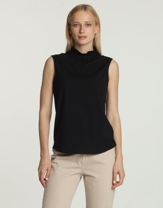 Georgia Sleeveless Ruffle Neck Foundation Layer