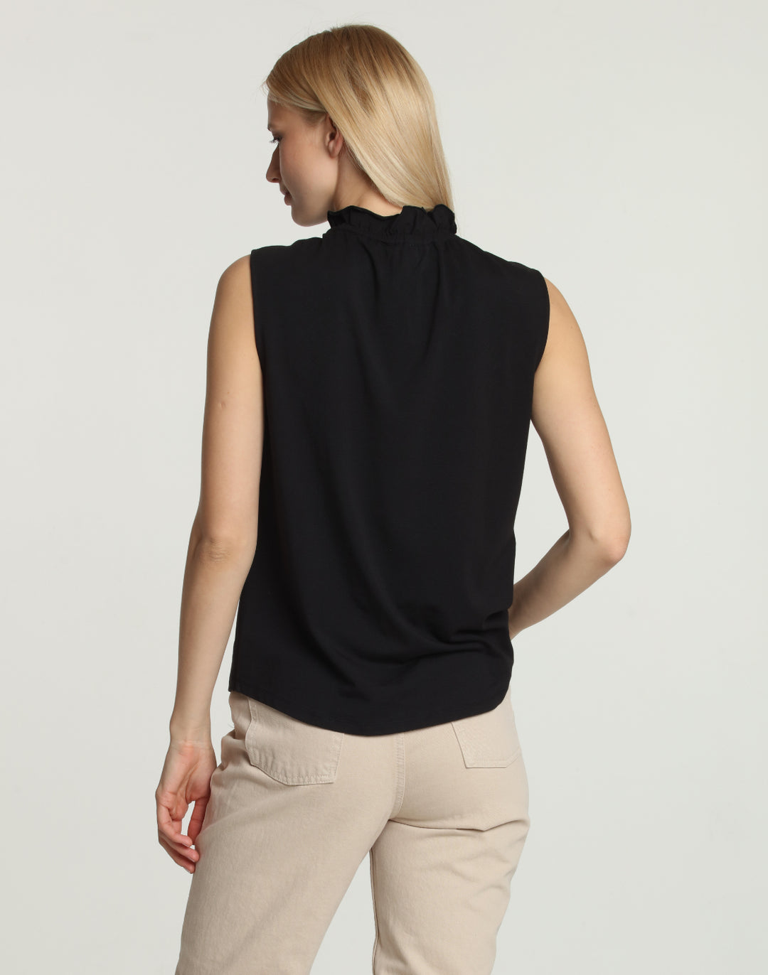 Georgia Sleeveless Ruffle Neck Foundation Layer