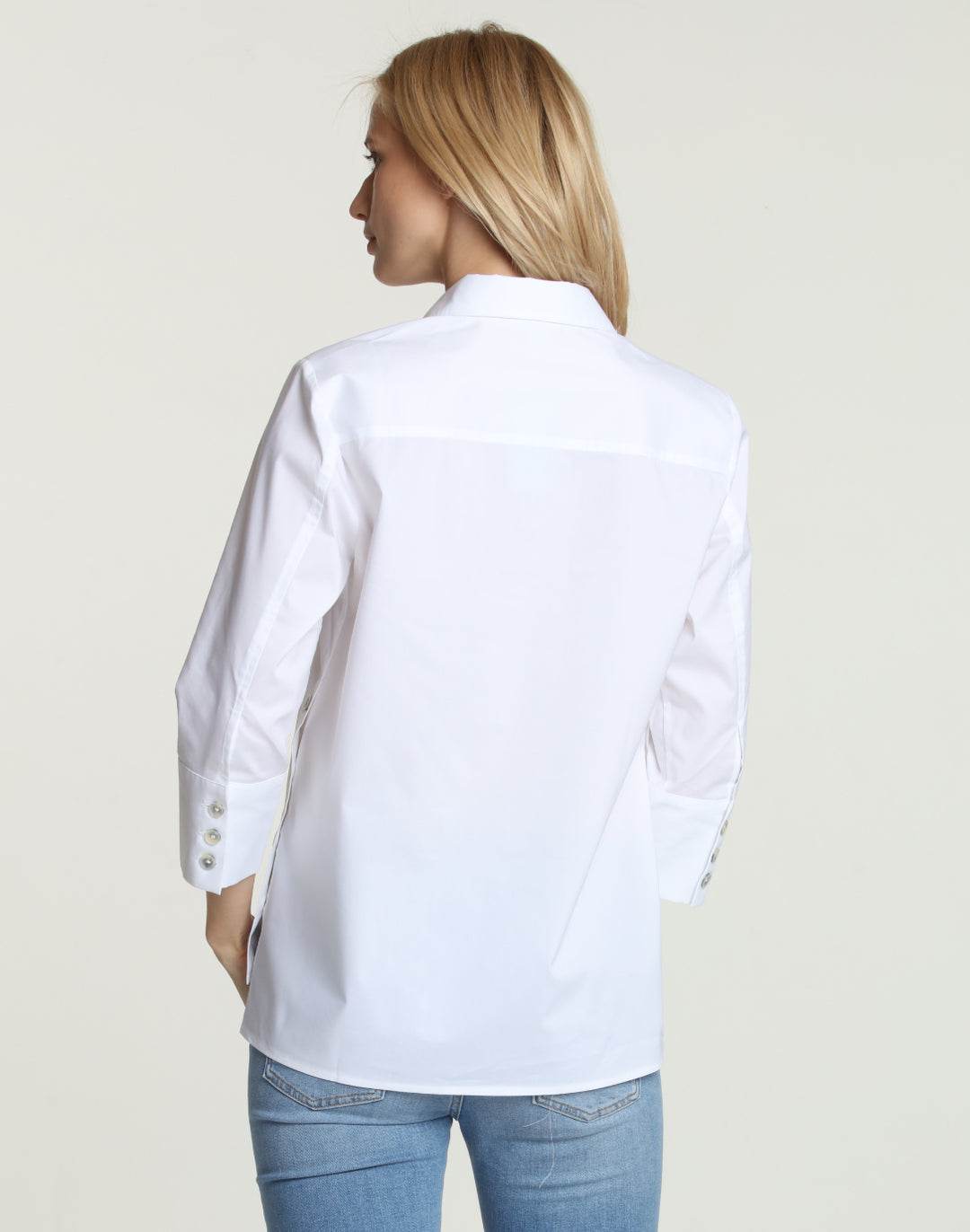 Maxine 3/4 Sleeve Side Button Shirt