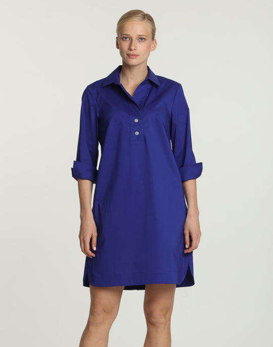 Aileen 3/4 Sleeve Button Back Dress