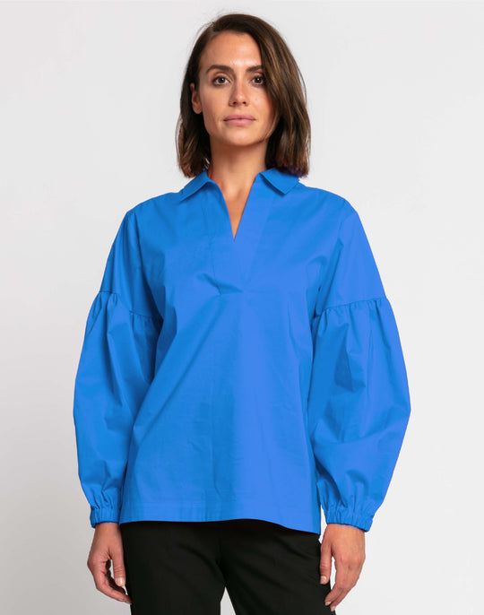 FINAL SALE / NO RETURN - Arianna Long Puff Sleeve Top