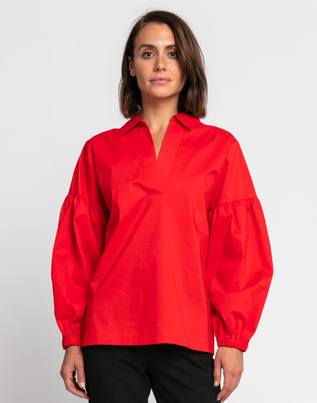 FINAL SALE / NO RETURN - Arianna Long Puff Sleeve Top