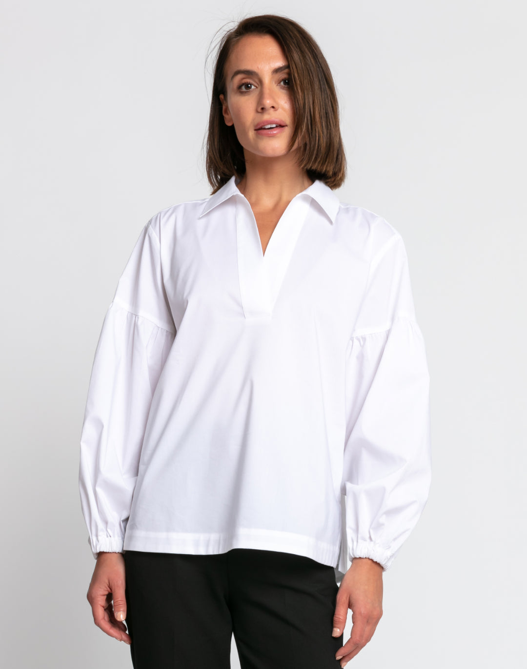 FINAL SALE / NO RETURN - Arianna Long Puff Sleeve Top