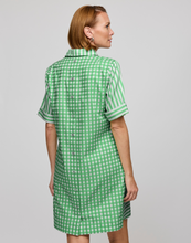 Load image into Gallery viewer, Aileen Short Sleeve Stripe/Gingham Dress