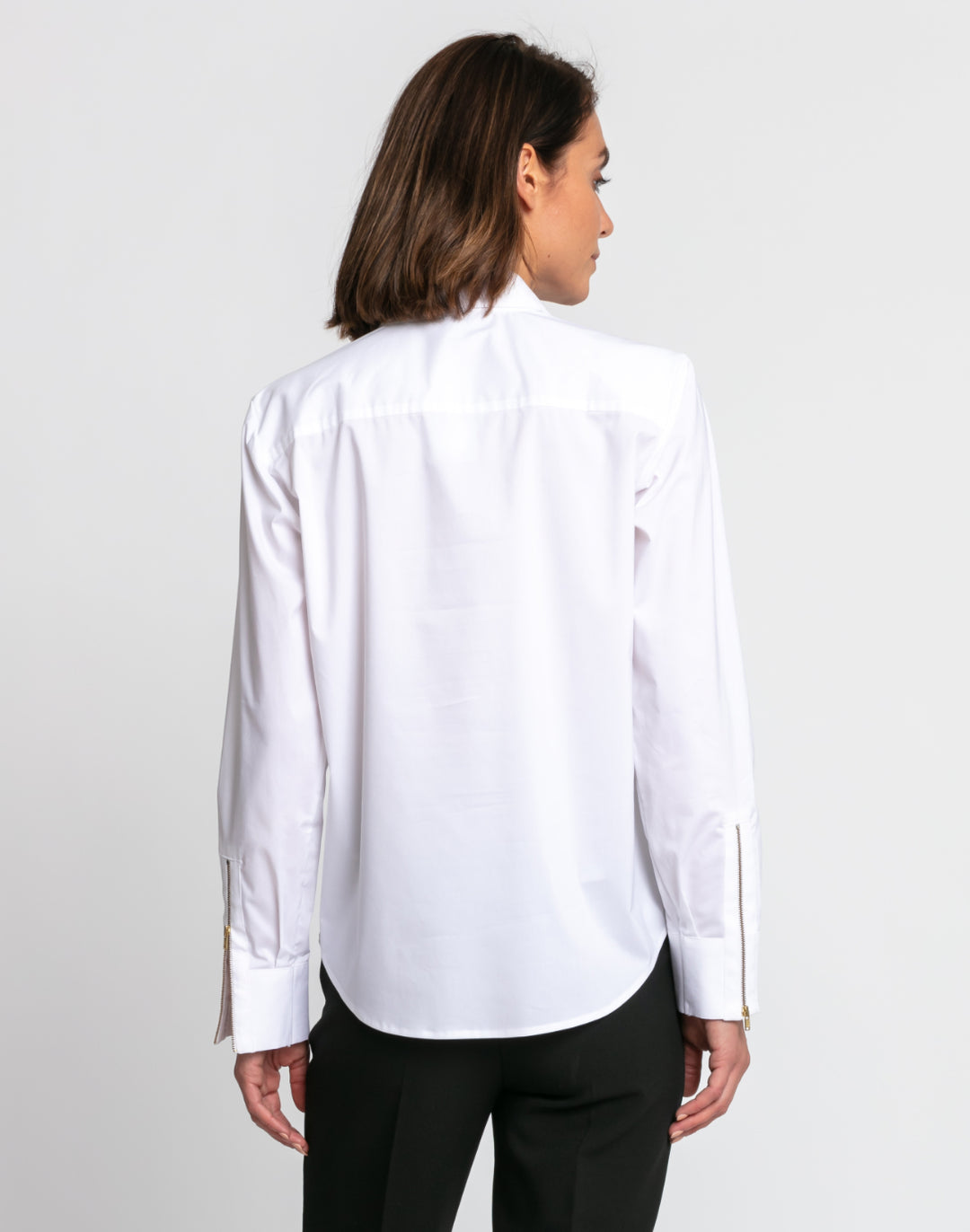 Madison Long Sleeve Ruffle Half Zip Top