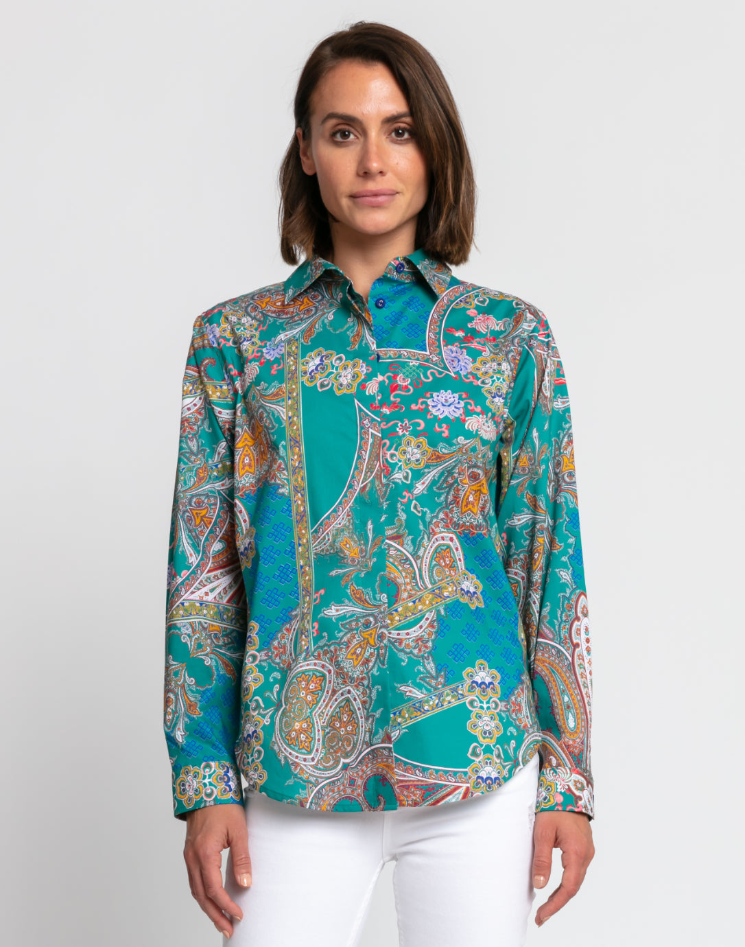 Paisley Print Blouse