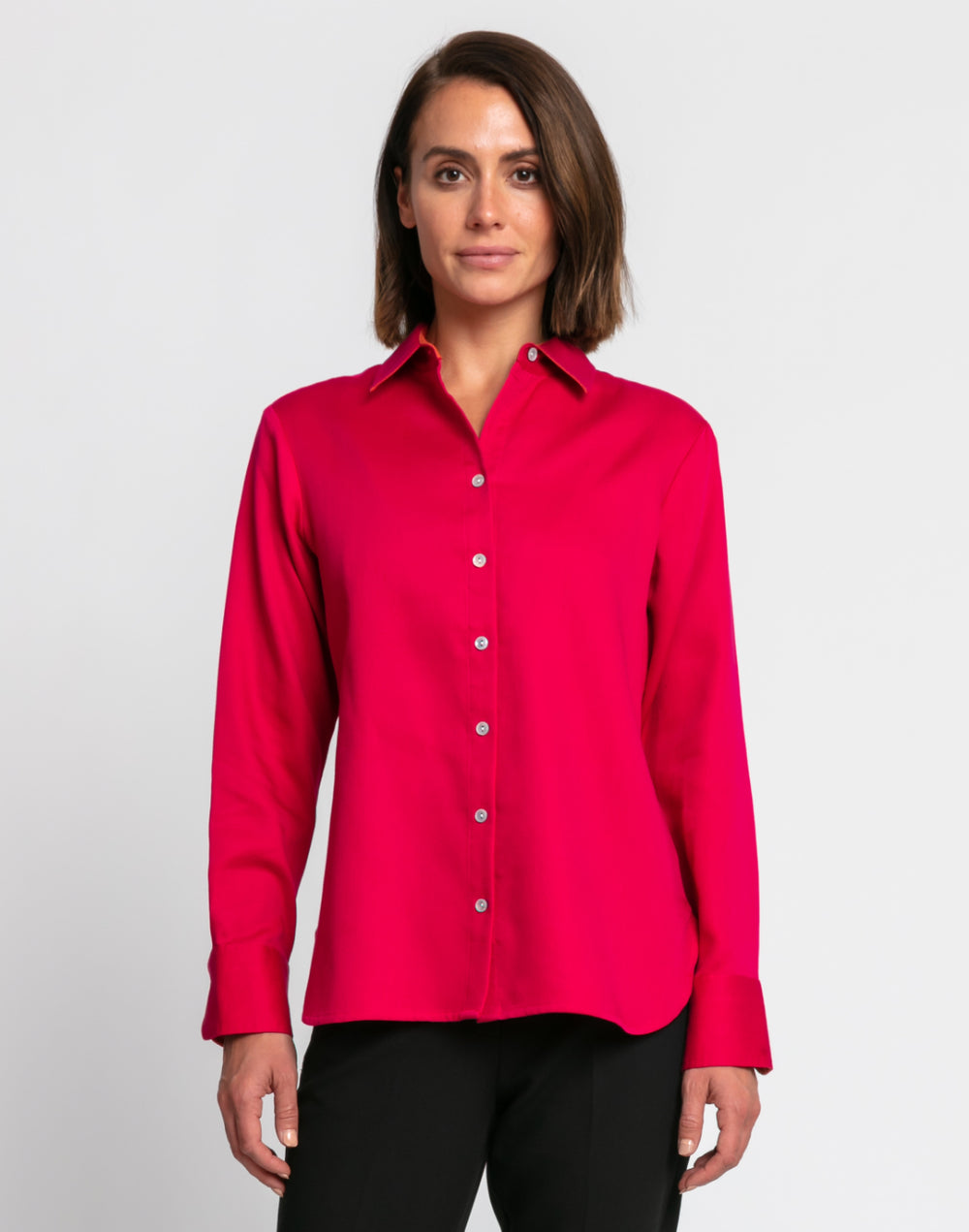 FINAL SALE / NO RETURN - Margot Long Sleeve Double Face Shirt