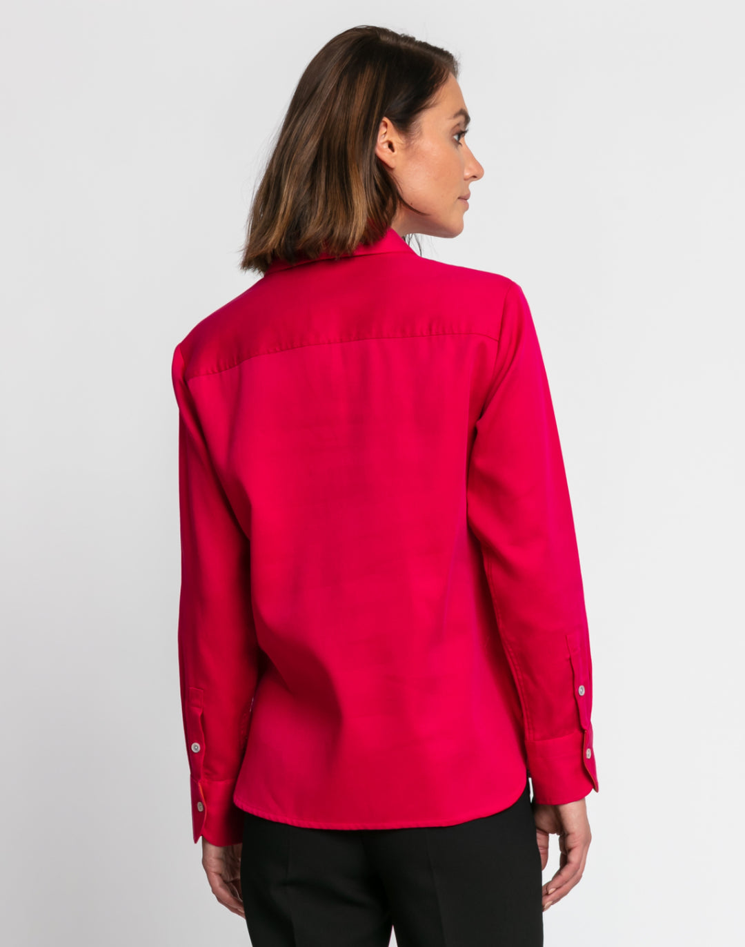 FINAL SALE / NO RETURN - Margot Long Sleeve Double Face Shirt