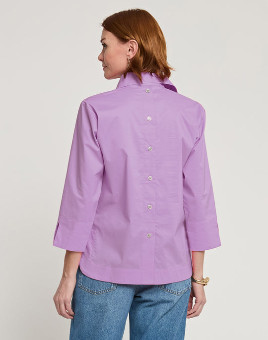 Aileen 3/4 Sleeve Button Back Top