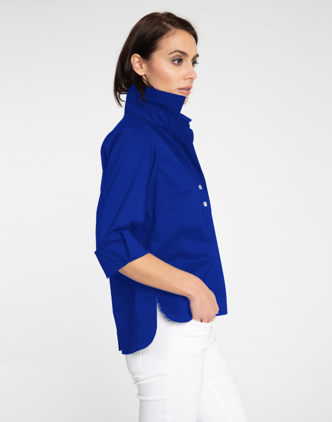 Aileen 3/4 Sleeve Button Back Top