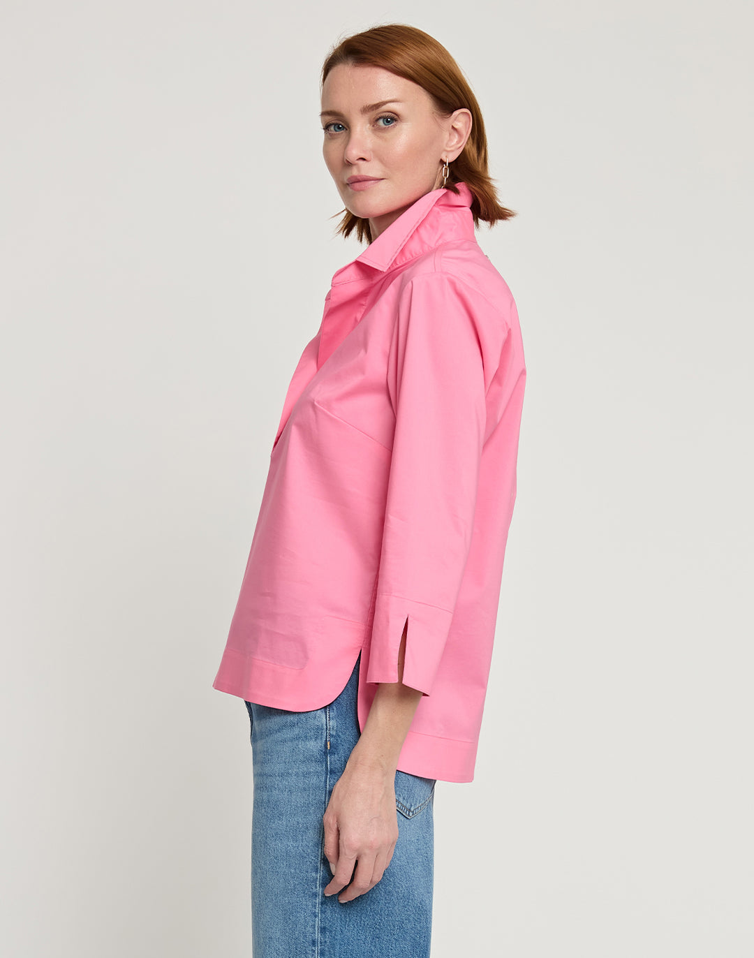 Aileen 3/4 Sleeve Button Back Top