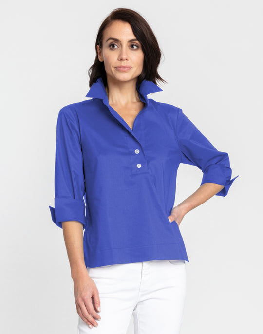 Aileen 3/4 Sleeve Button Back Top