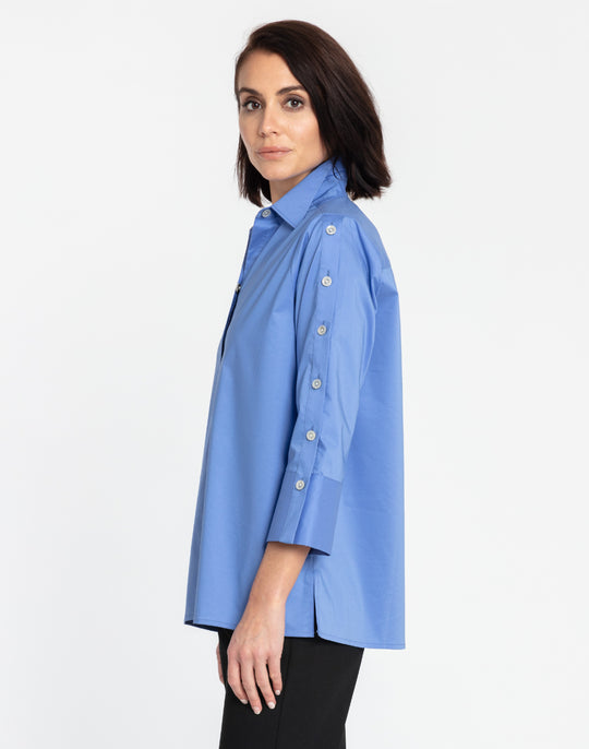 Eleanor 3/4 Sleeve Solid Shirt