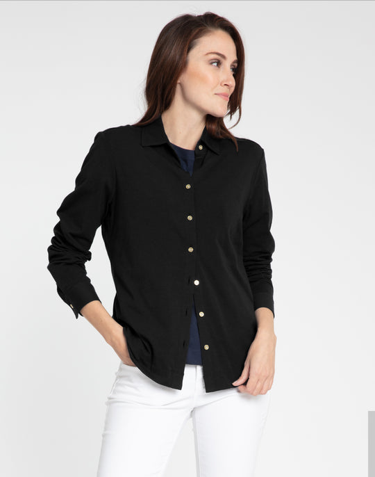 Kiki Long Sleeve Knit Shirt