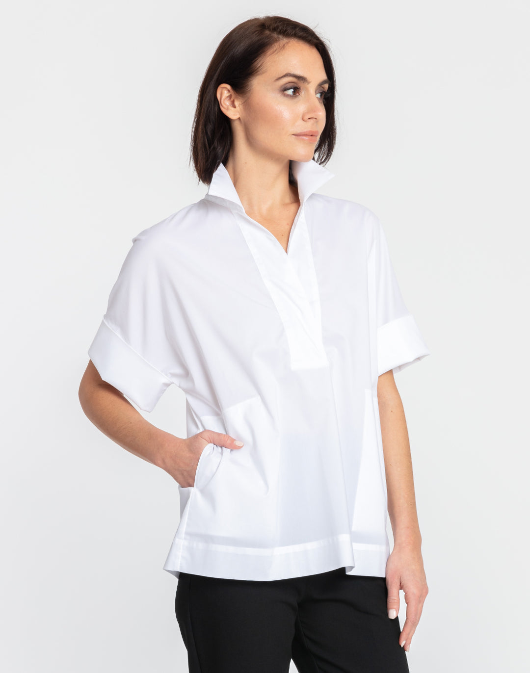 Cindy Short Sleeve Cotton Top