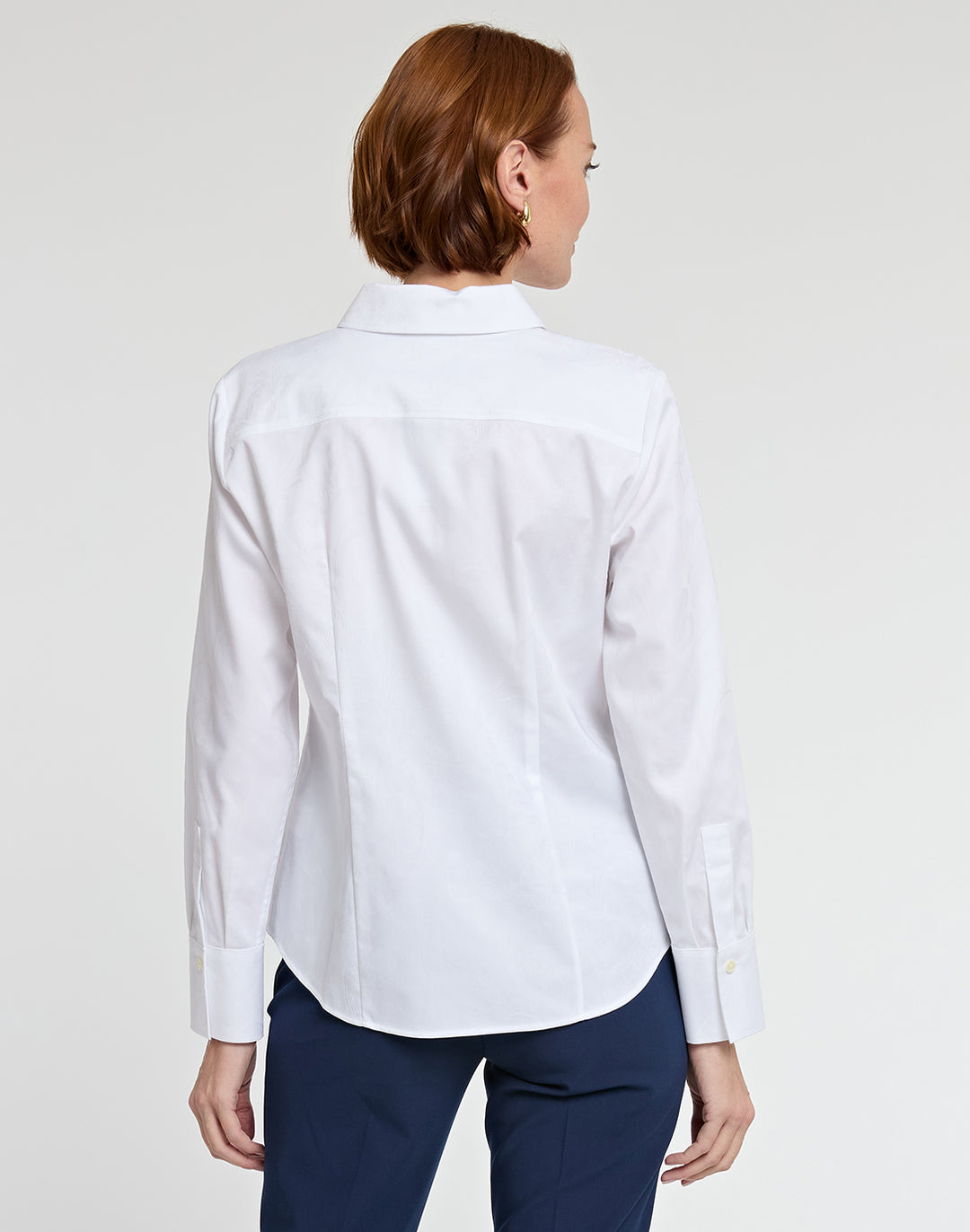 Diane Long Sleeve Cotton Fitted Shirt