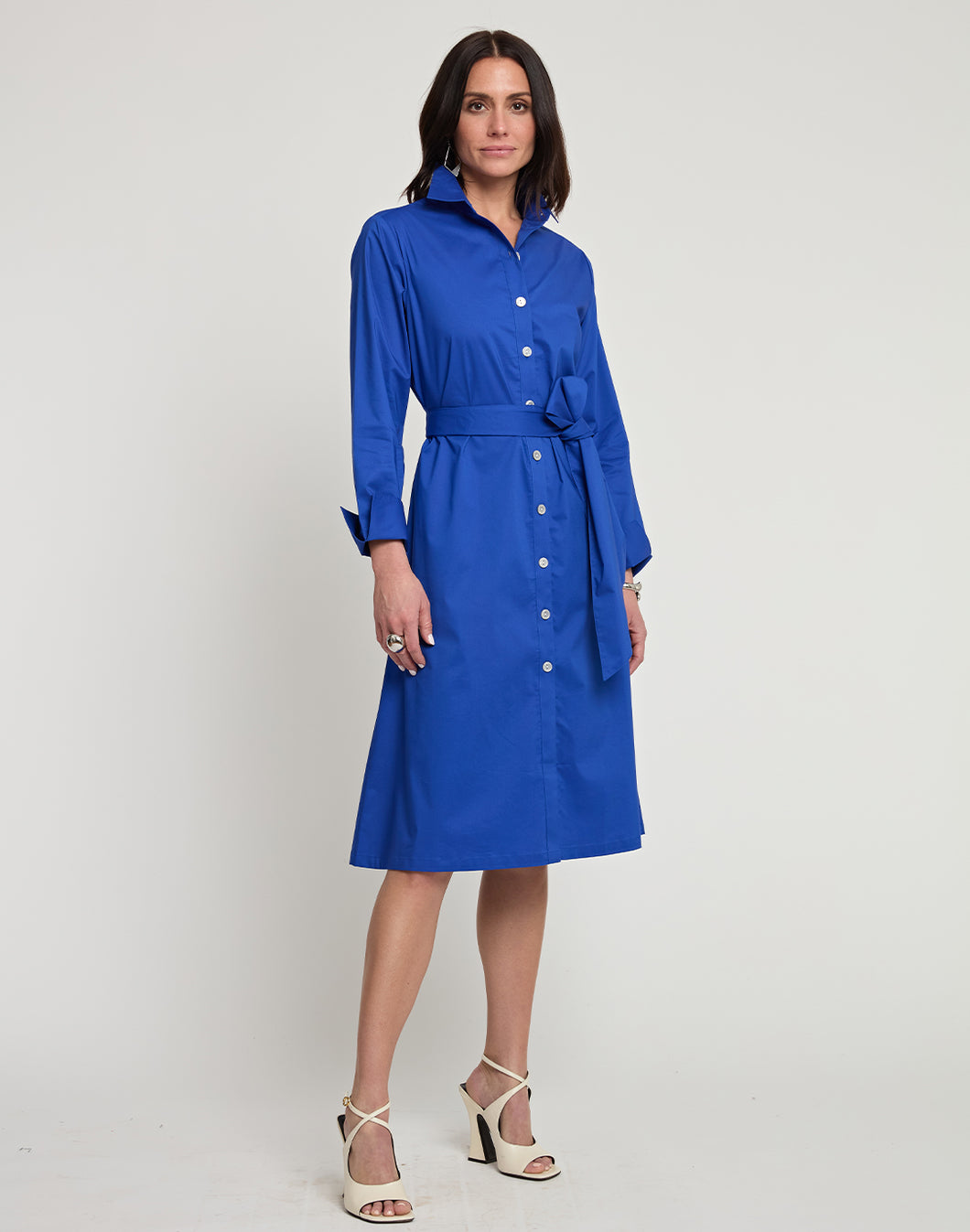 Tamron Long Sleeve Cotton Dress