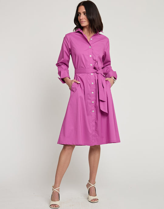 Tamron Long Sleeve Cotton Dress