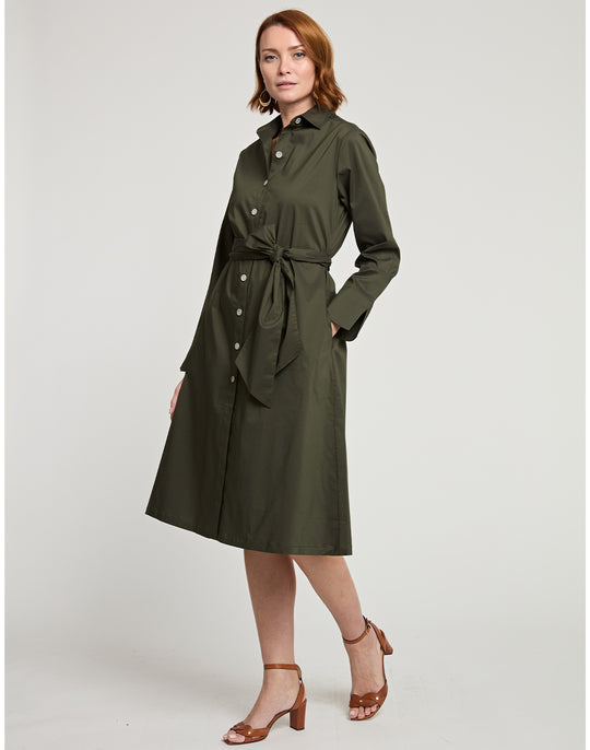 Tamron Long Sleeve Cotton Dress