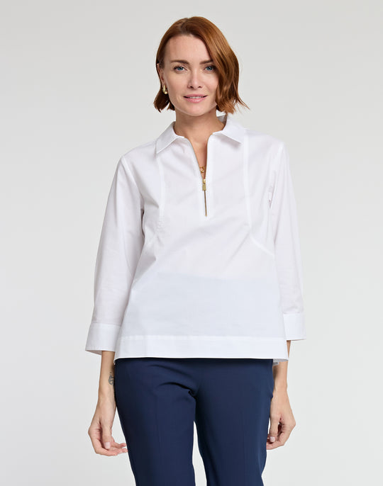 Alexis 3/4 Sleeve Cotton Top