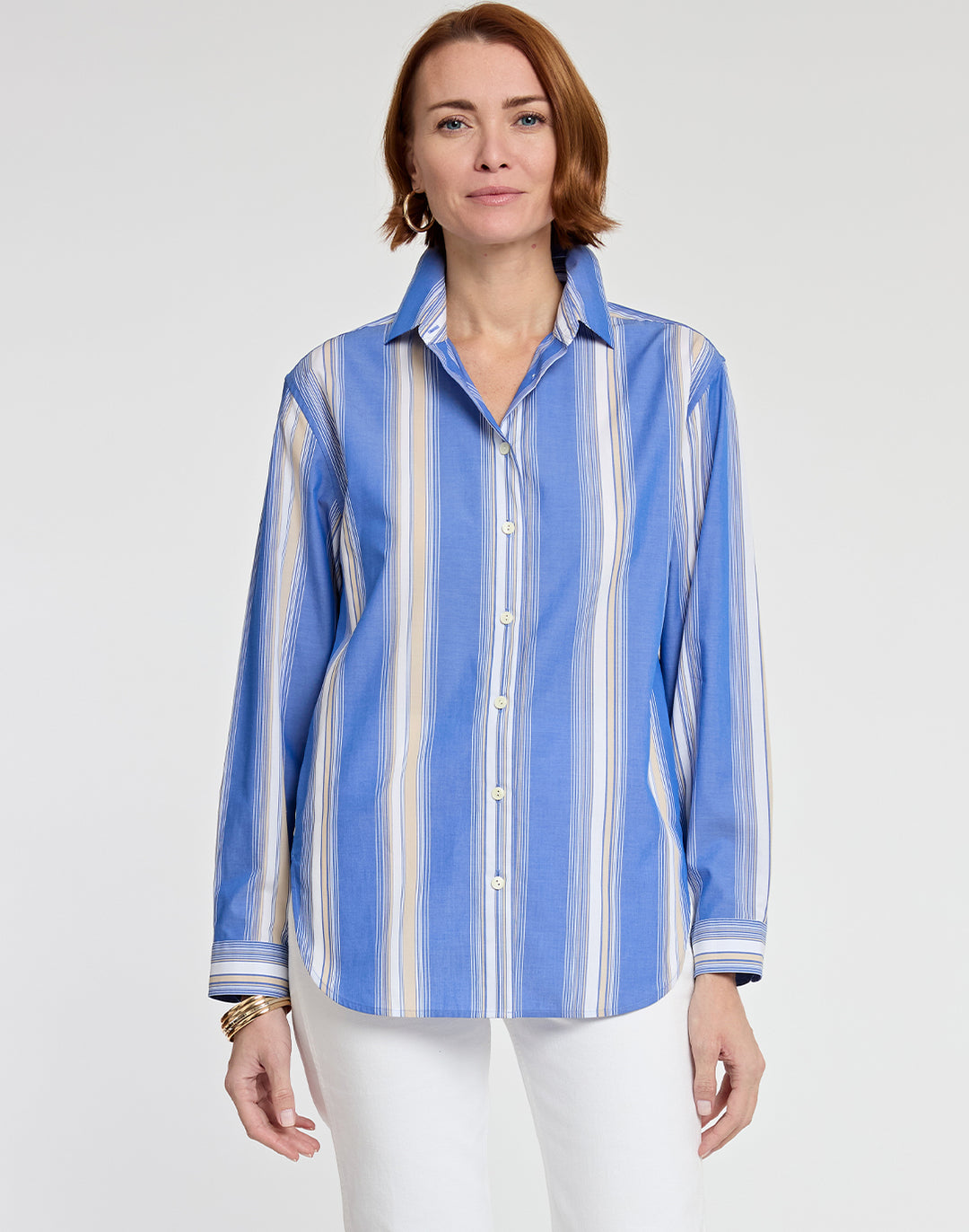 Halsey Long Sleeve Awning Stripe Shirt