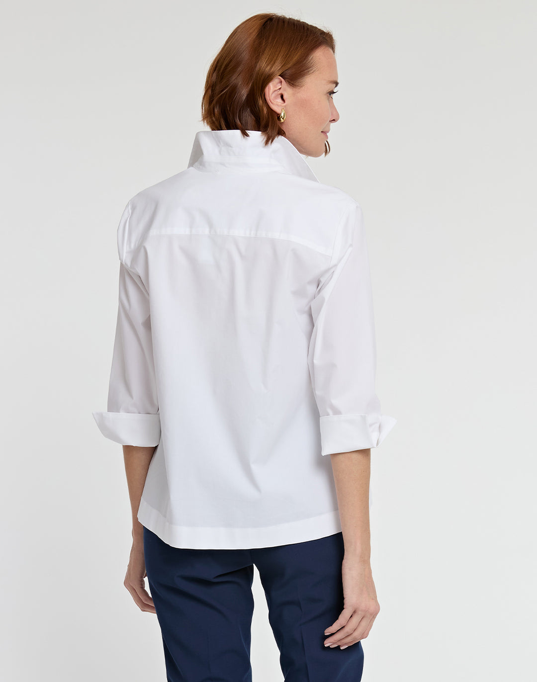 Charlie 3/4 Sleeve Cotton Shirt