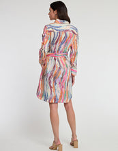 Load image into Gallery viewer, Kathleen Long Sleeve Brushstroke Print Dress