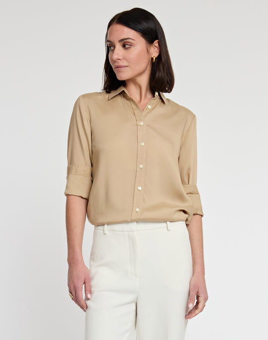 Reese Long Sleeve Tencel Shirt