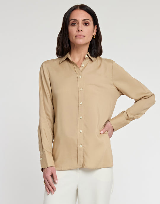 Reese Long Sleeve Tencel Shirt