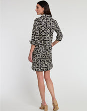 Load image into Gallery viewer, Aileen 3/4 Sleeve Status Chain Print Dress