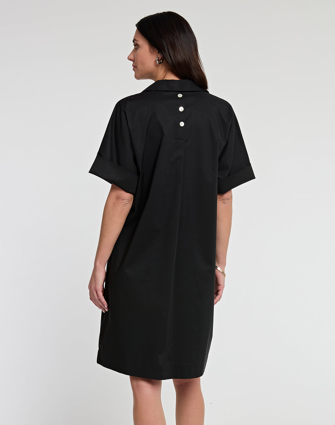 Cindy Elbow Sleeve Cotton Dress