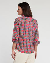 Load image into Gallery viewer, Diane 3/4 Sleeve Lattice Print Shirt