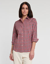 Load image into Gallery viewer, Diane 3/4 Sleeve Lattice Print Shirt