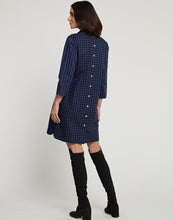 Load image into Gallery viewer, Aileen 3/4 Sleeve Stripe/Gingham Combo Dress