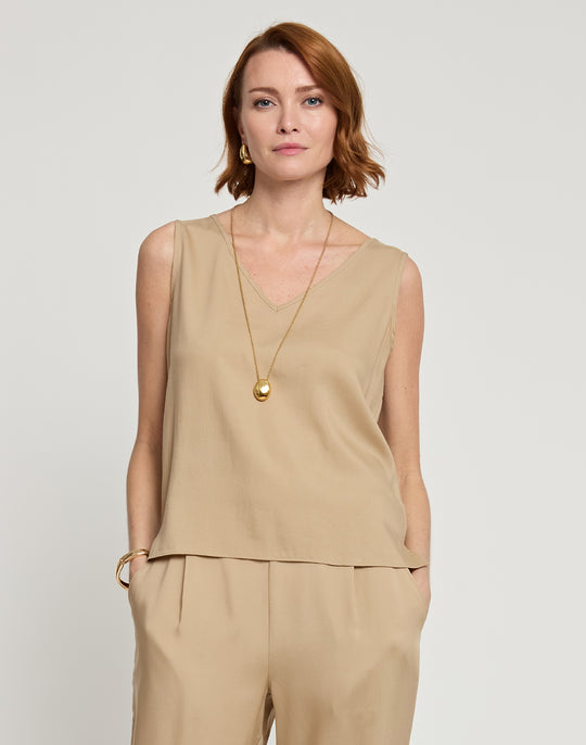 Liza Sleeveless Tencel Tank