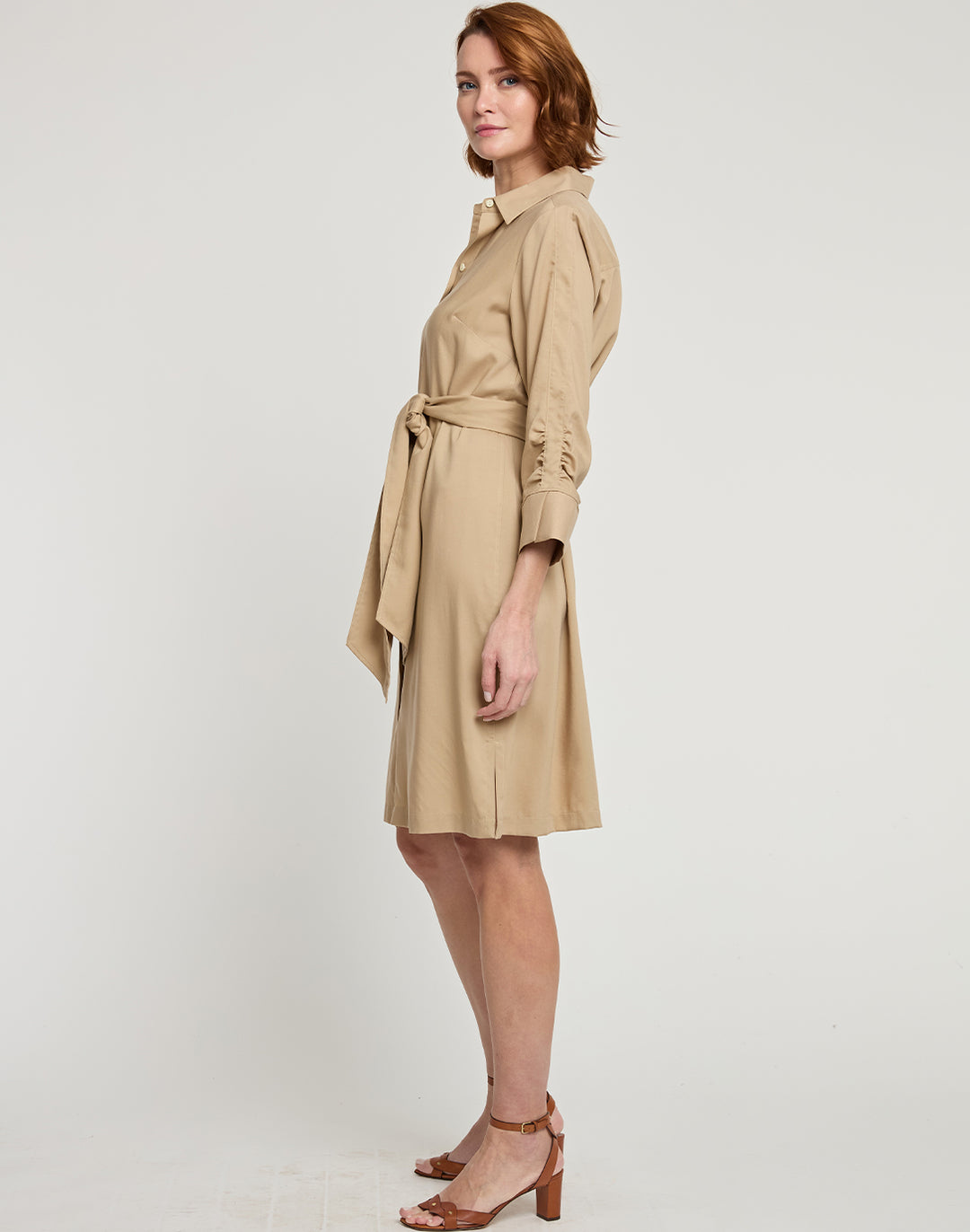 Kimberly 3/4 Sleeve Tencel Dress