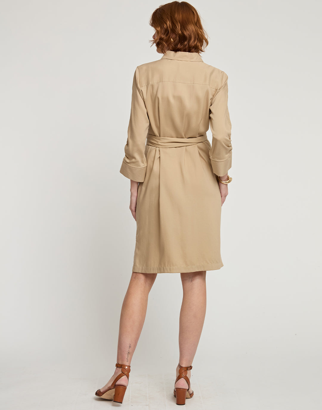 Kimberly 3/4 Sleeve Tencel Dress