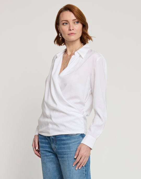 Jenni Long Sleeve Tencel Top