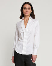 Load image into Gallery viewer, Maya Long Sleeve Cotton Satin Shirt