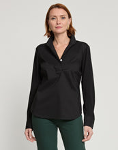 Load image into Gallery viewer, Ainsley Long Sleeve Woven/Knit Top