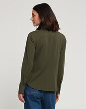 Load image into Gallery viewer, Rebecca Long Sleeve Woven/Knit Shirt