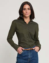 Load image into Gallery viewer, Rebecca Long Sleeve Woven/Knit Shirt