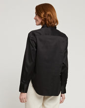 Load image into Gallery viewer, Halsey Long Sleeve Cotton Satin Shirt