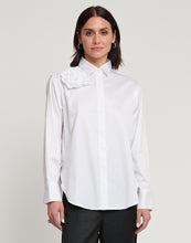 Load image into Gallery viewer, Halsey Long Sleeve Cotton Satin Shirt