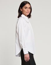 Load image into Gallery viewer, Halsey Long Sleeve Cotton Satin Shirt