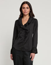 Load image into Gallery viewer, Amara Long Sleeve Cotton Satin Shirt